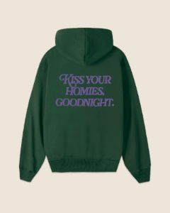 KISS HOMIES HOOD GREEN sold by Nude Project