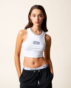 VARSITY TOP WHITE sold by Nude Project