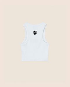 VARSITY TOP WHITE sold by Nude Project