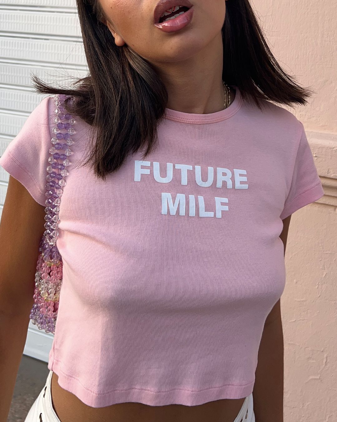 MILF TEE PINK sold by Nude Project product image thumbnail 4