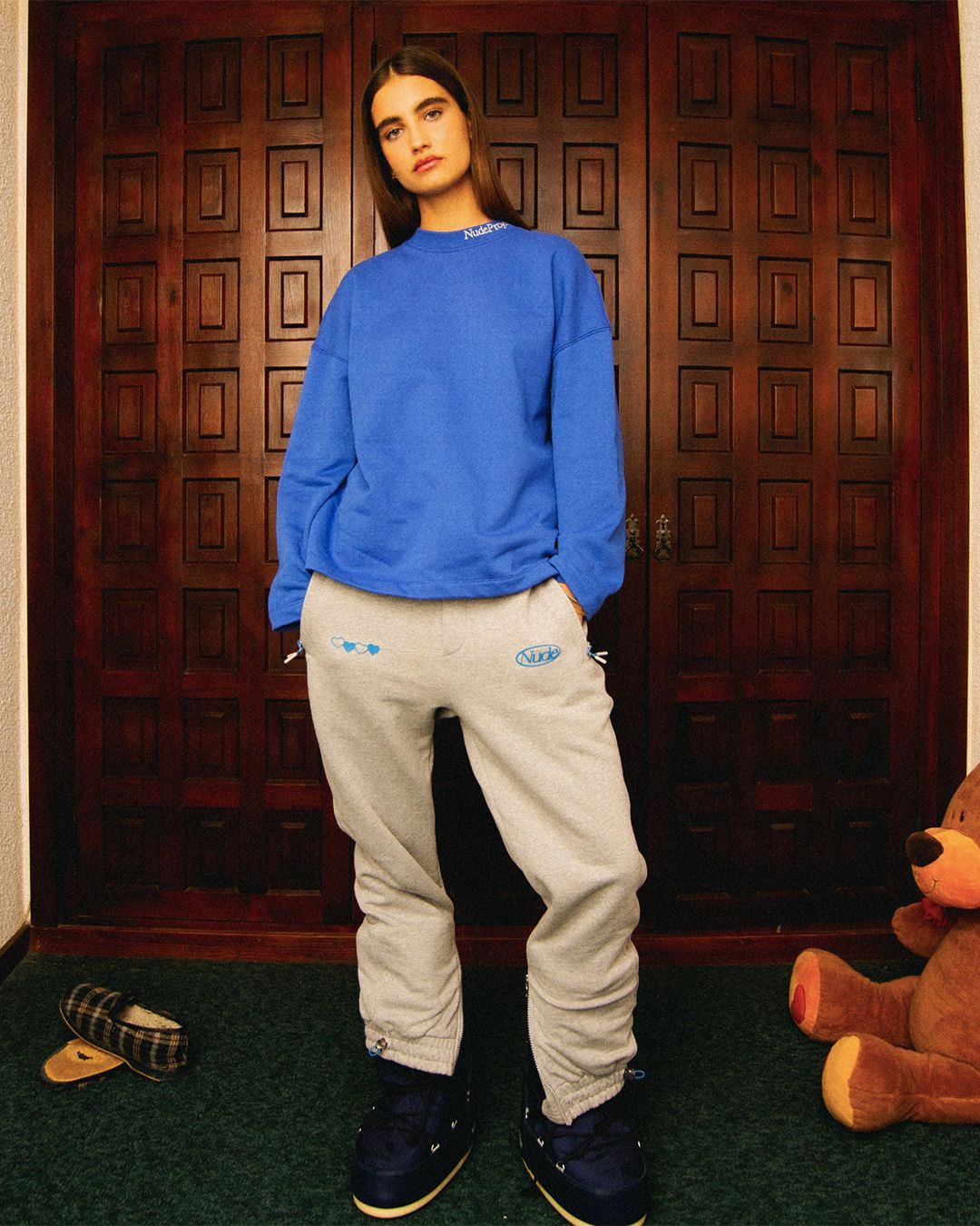 STRESSED CREWNECK COBALT BLUE sold by Nude Project product image thumbnail 3