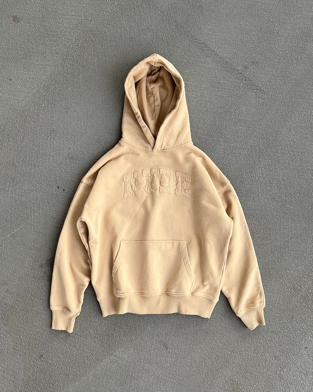 RAW VARSITY HOOD BONE sold by Nude Project product image thumbnail 3