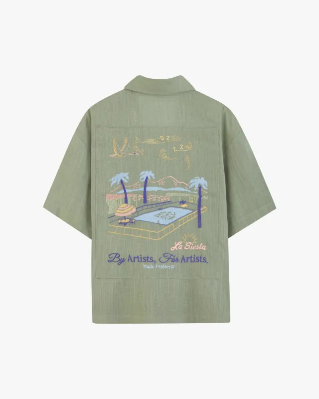 RESORT SHIRT GREEN sold by Nude Project
