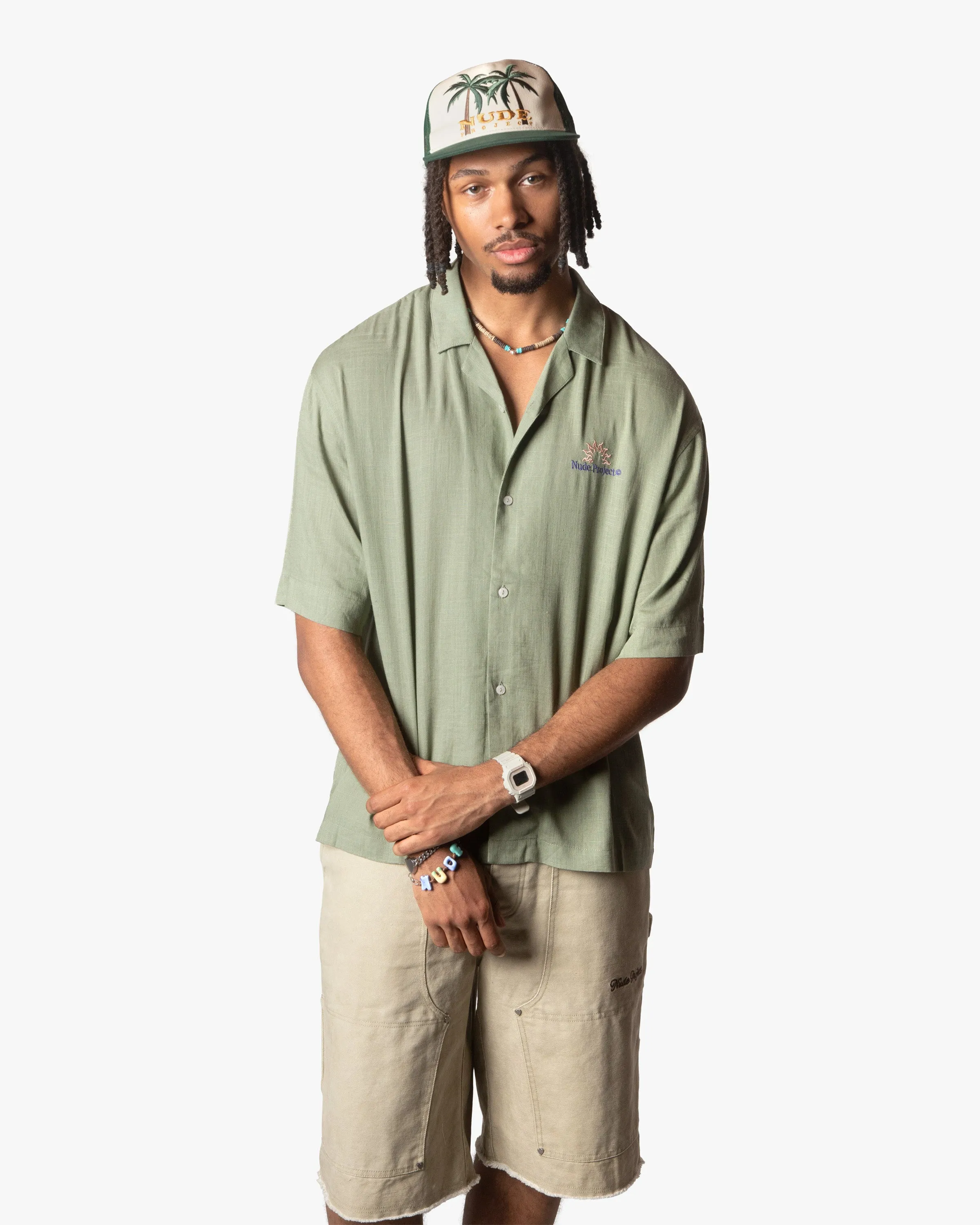 RESORT SHIRT GREEN sold by Nude Project product image thumbnail 2