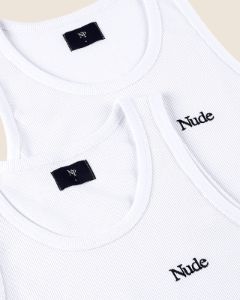 NUDE BASIC TANK TOP X2- WHITE sold by Nude Project