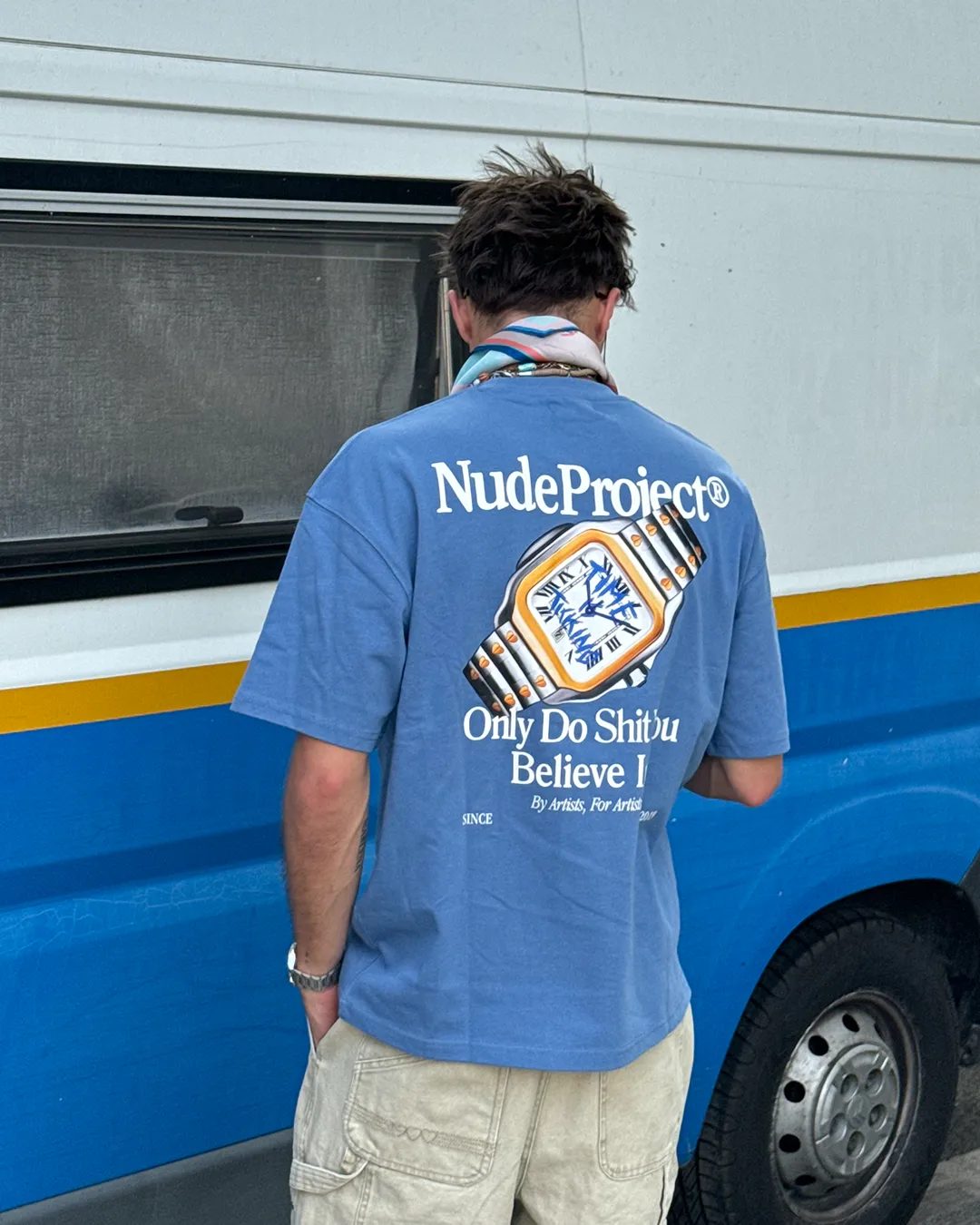 Time Tee Blue sold by Nude Project product image thumbnail 2