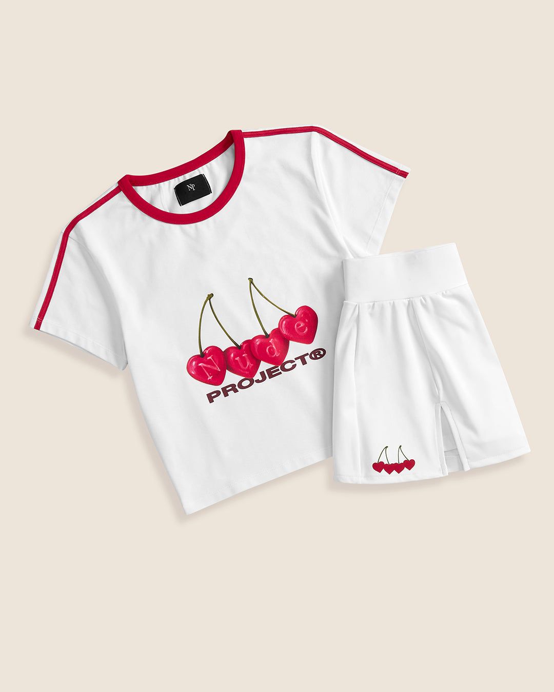 BABY CHERRY SKIRT WHITE sold by Nude Project product image thumbnail 7