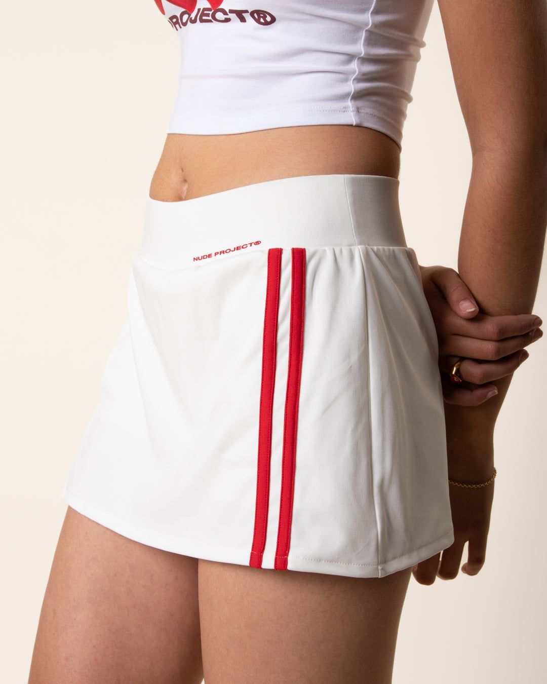 BABY CHERRY SKIRT WHITE sold by Nude Project product image thumbnail 2