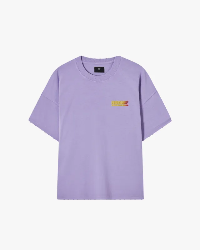 DISTRESSED TEE LAVANDER sold by Nude Project