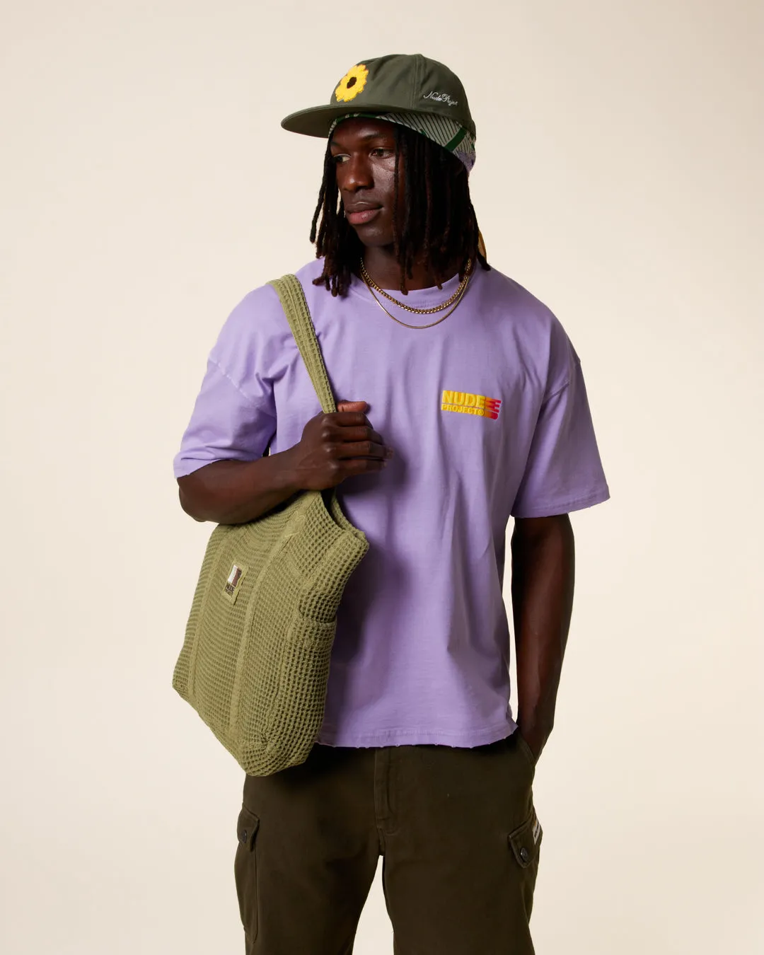 DISTRESSED TEE LAVANDER sold by Nude Project product image thumbnail 2