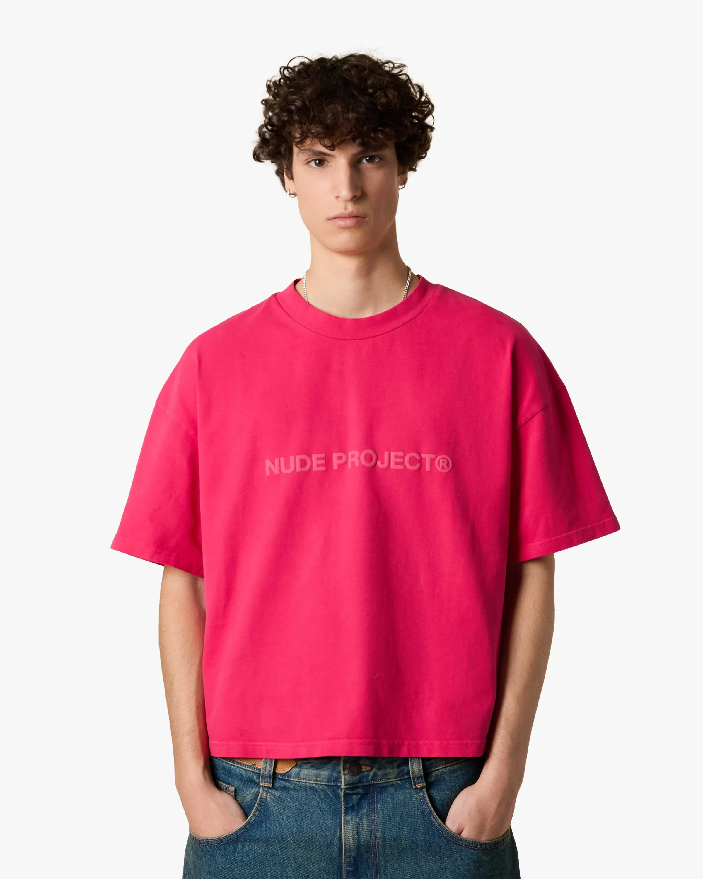 BOXY TEE FUCHSIA sold by Nude Project product image thumbnail 3
