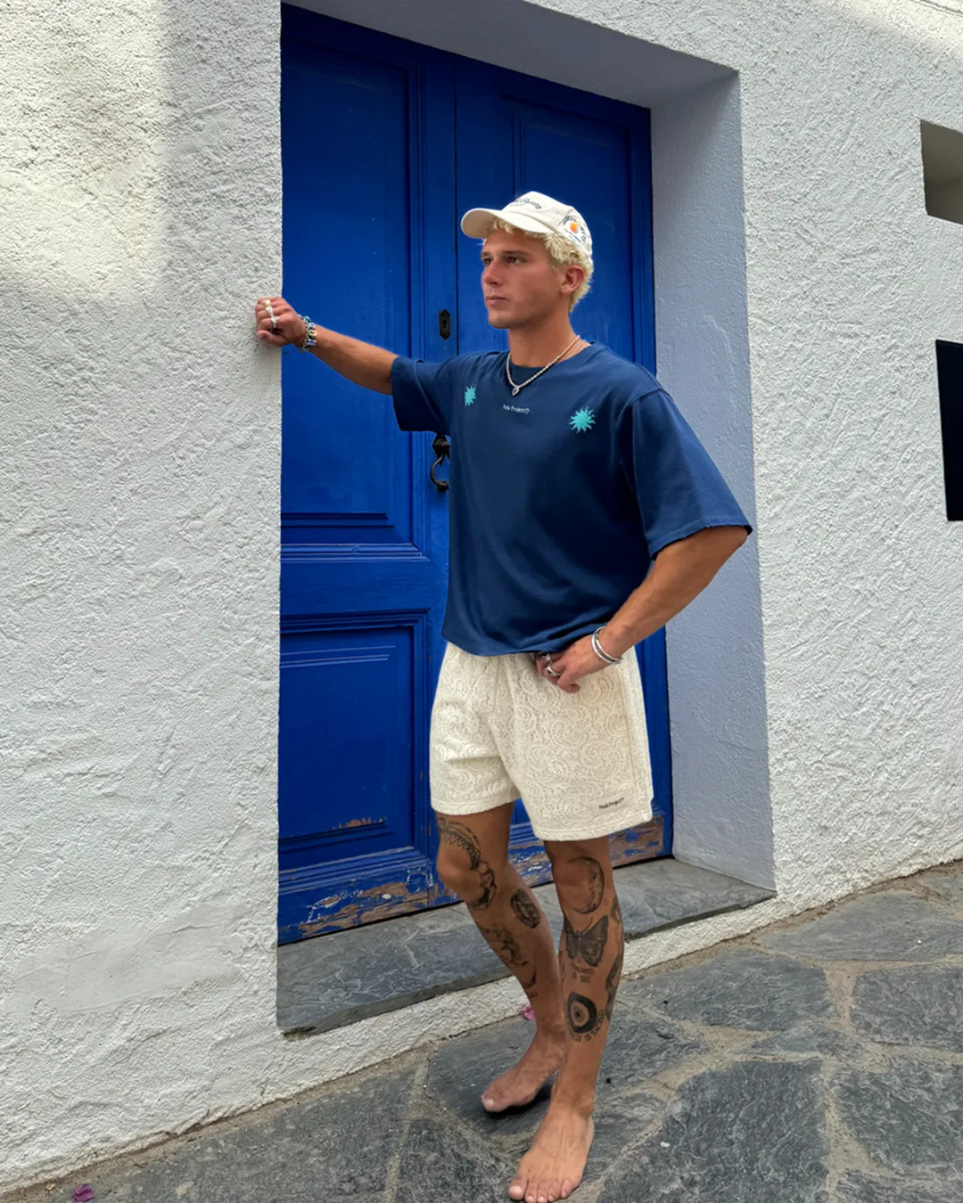 SOLET CROPPED TEE NAVY sold by Nude Project product image thumbnail 4