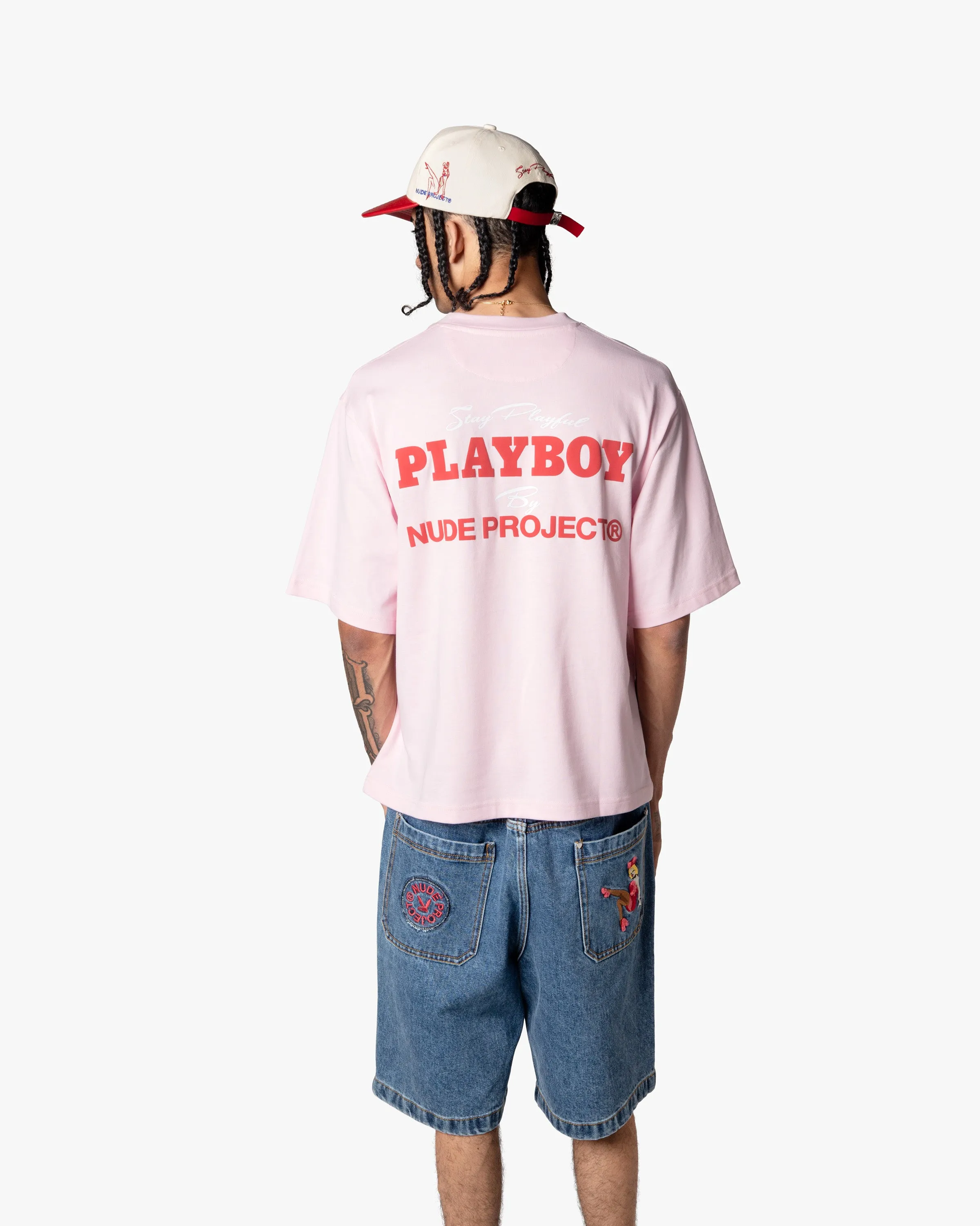 PLAYFUL CROPPED TEE PINK sold by Nude Project product image thumbnail 4
