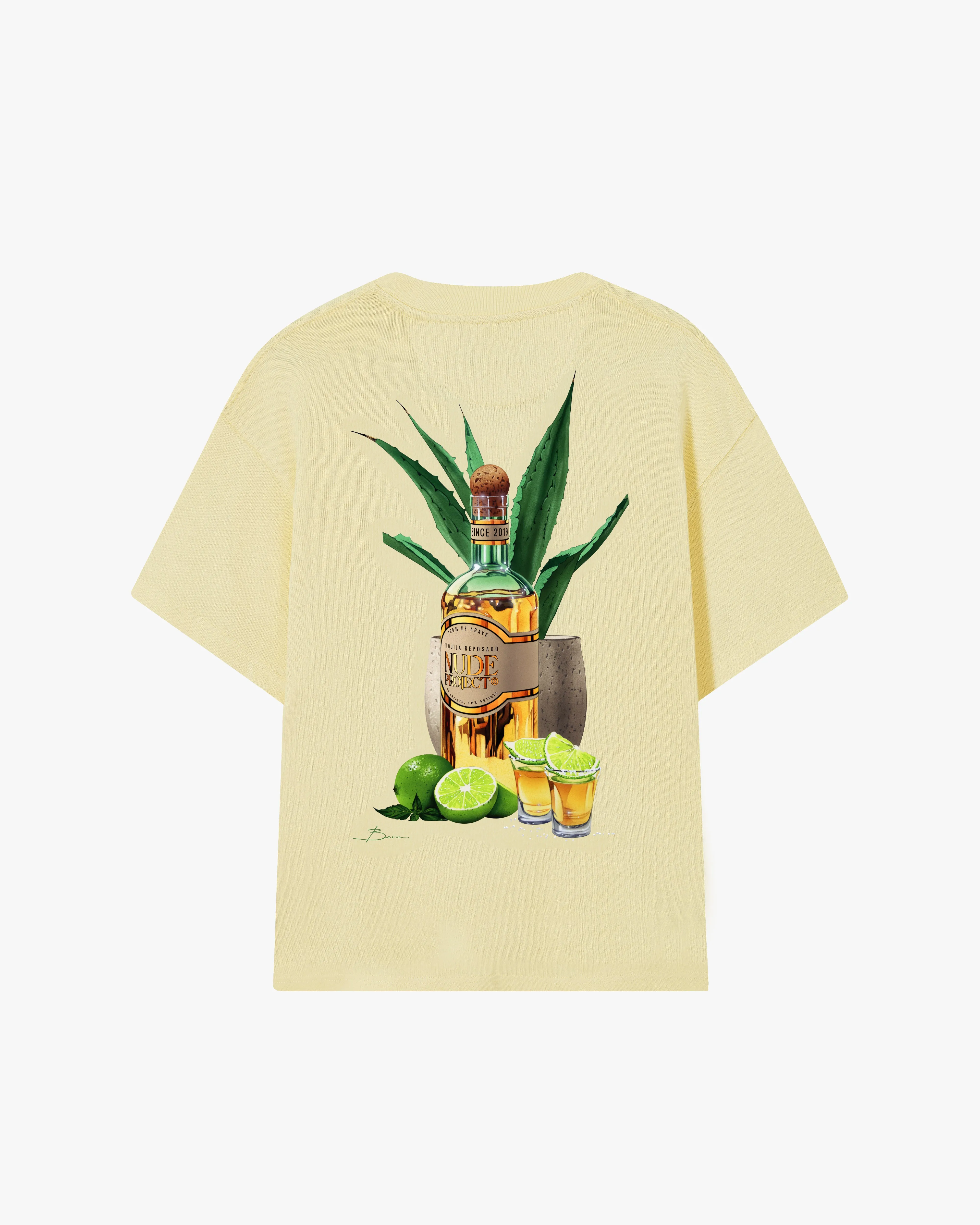 TEQUILA TEE PALE YELLOW sold by Nude Project