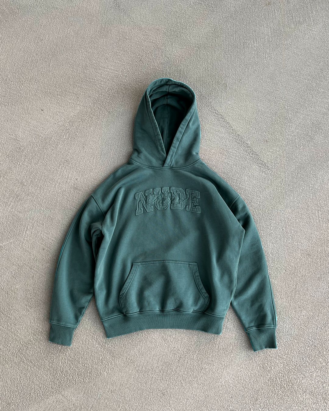 RAW VARSITY HOOD JADE sold by Nude Project product image thumbnail 3