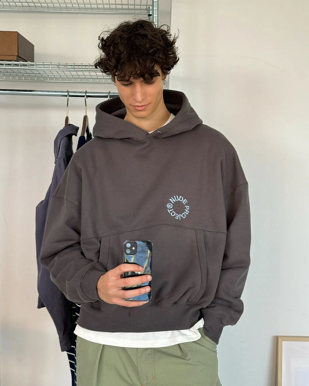 KORY BOXY HOODIE ASH sold by Nude Project product image thumbnail 3