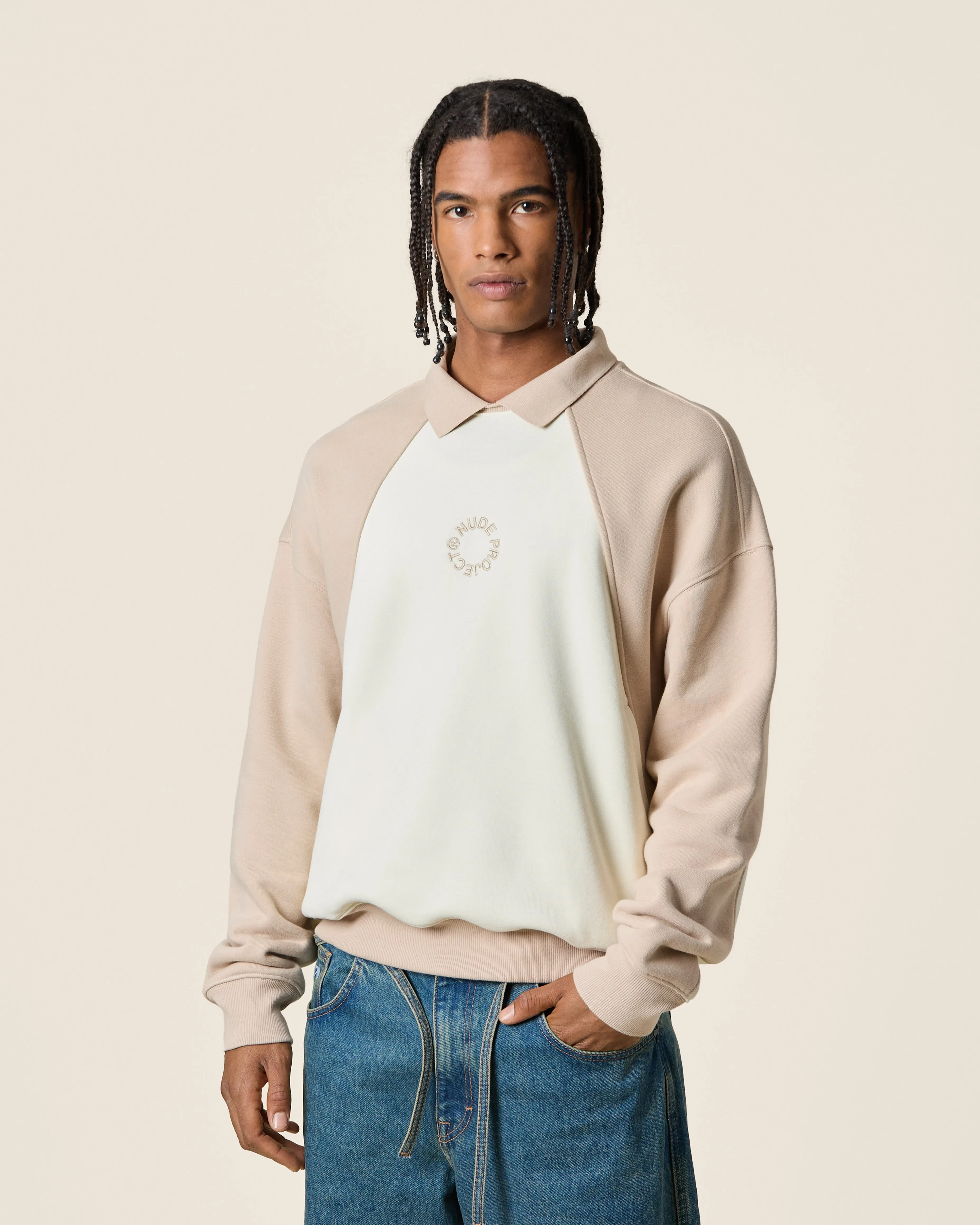 RAGLAN POLO CREWNECK sold by Nude Project product image thumbnail 5