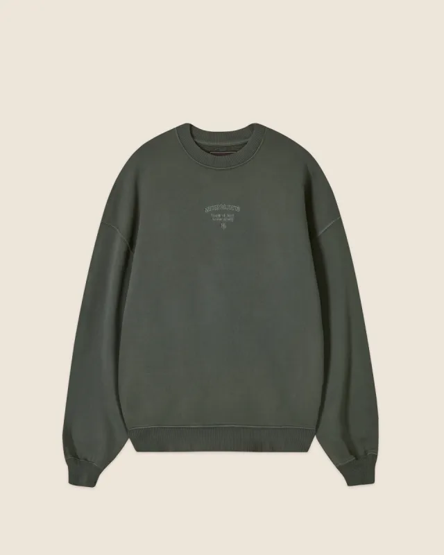 GLOBAL CREWNECK GREEN sold by Nude Project