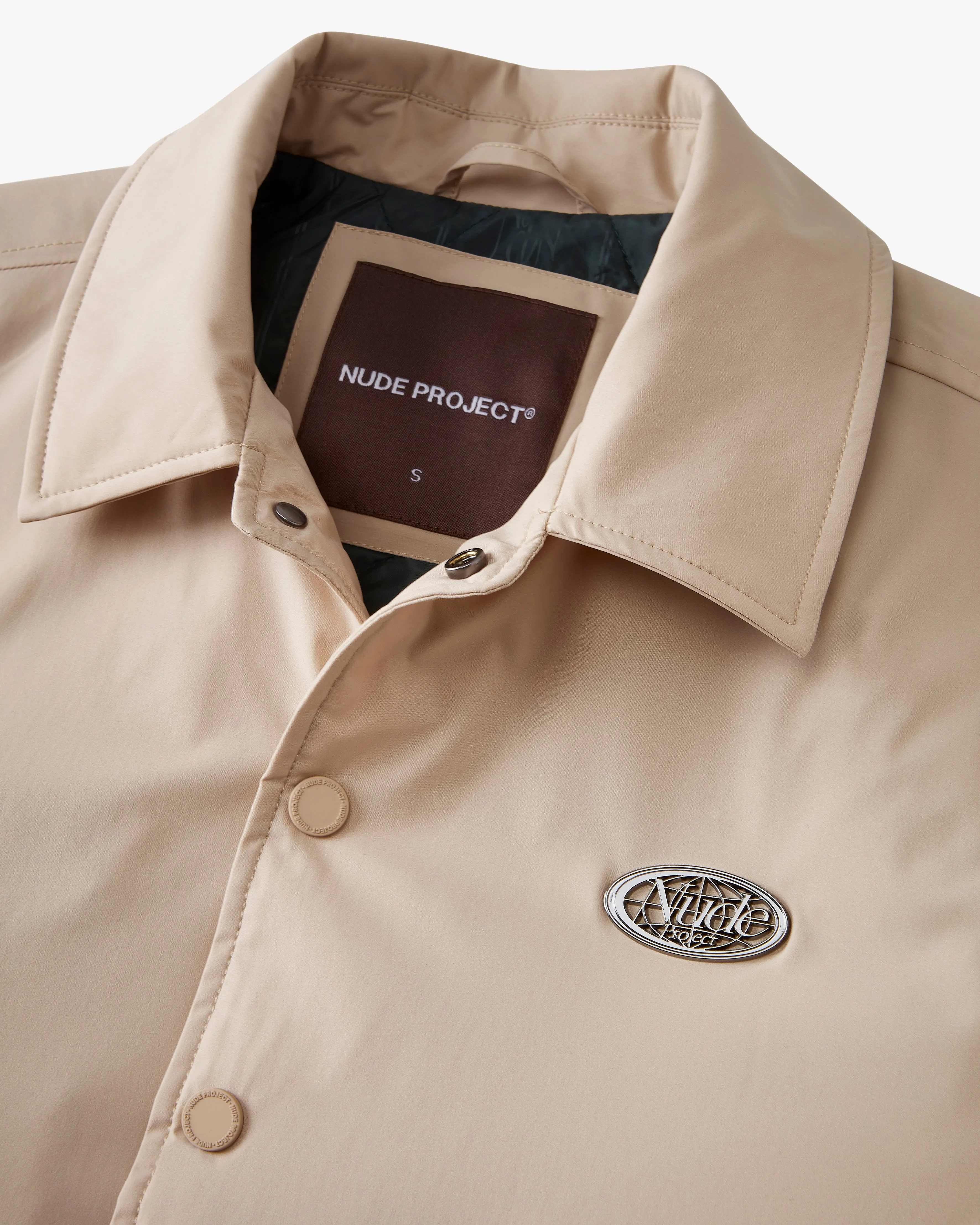 NUDE COACH JACKET BEIGE sold by Nude Project product image thumbnail 4