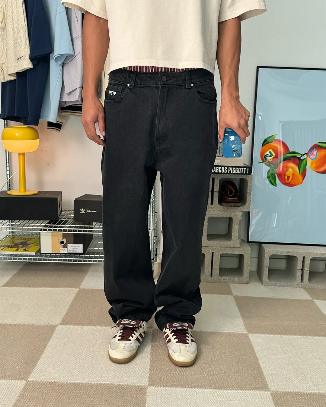 DENIM PANTS BLACK sold by Nude Project product image thumbnail 2