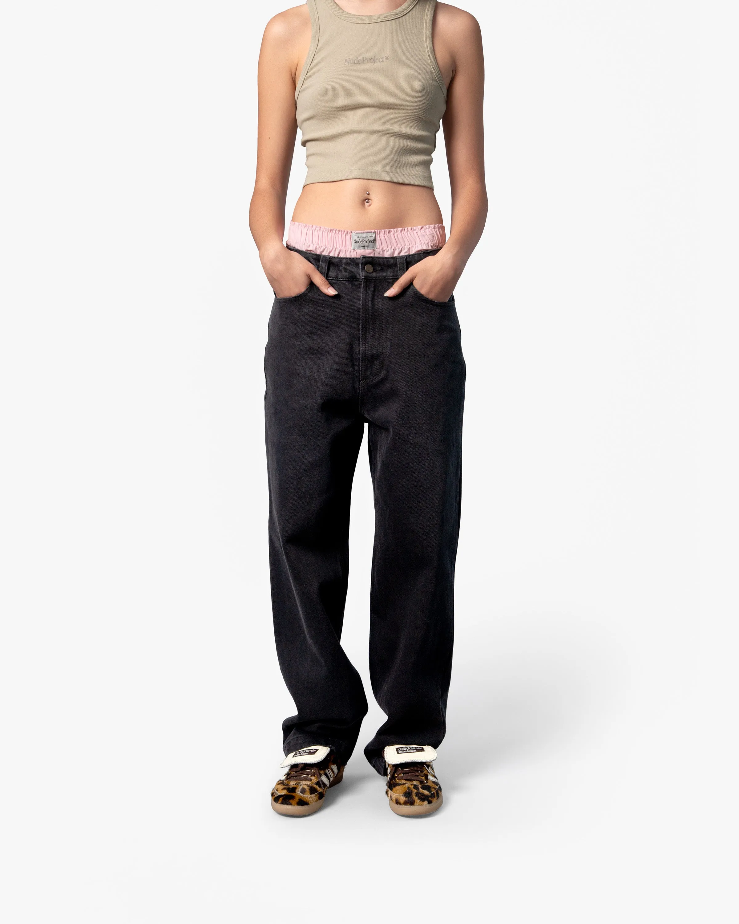 DENIM PANTS BLACK sold by Nude Project product image thumbnail 5