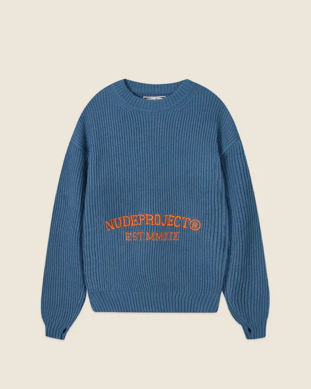 ESSENTIAL SWEATER BLUE sold by Nude Project