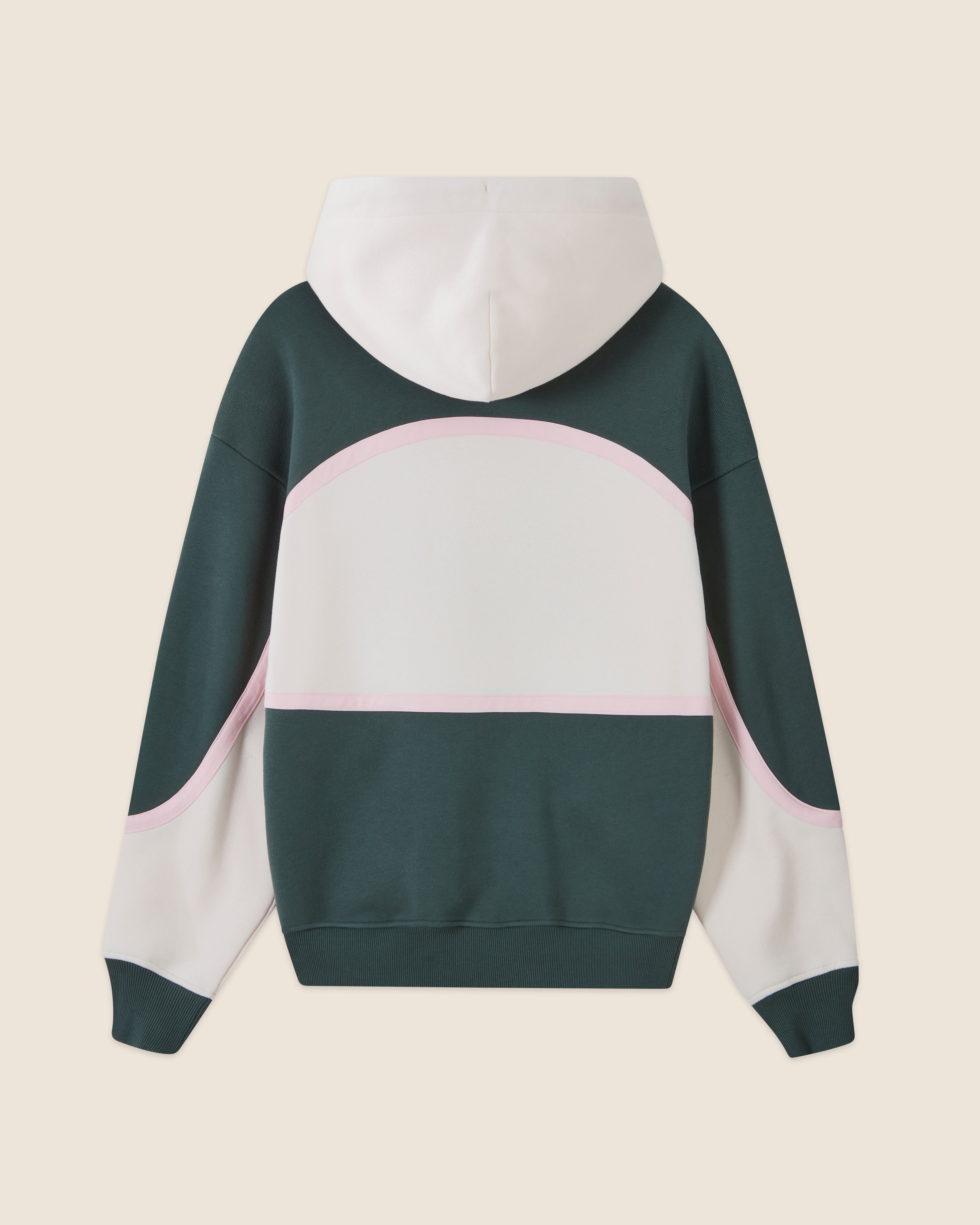 PALAZZO HOODIE GREEN PINK sold by Nude Project product image thumbnail 3
