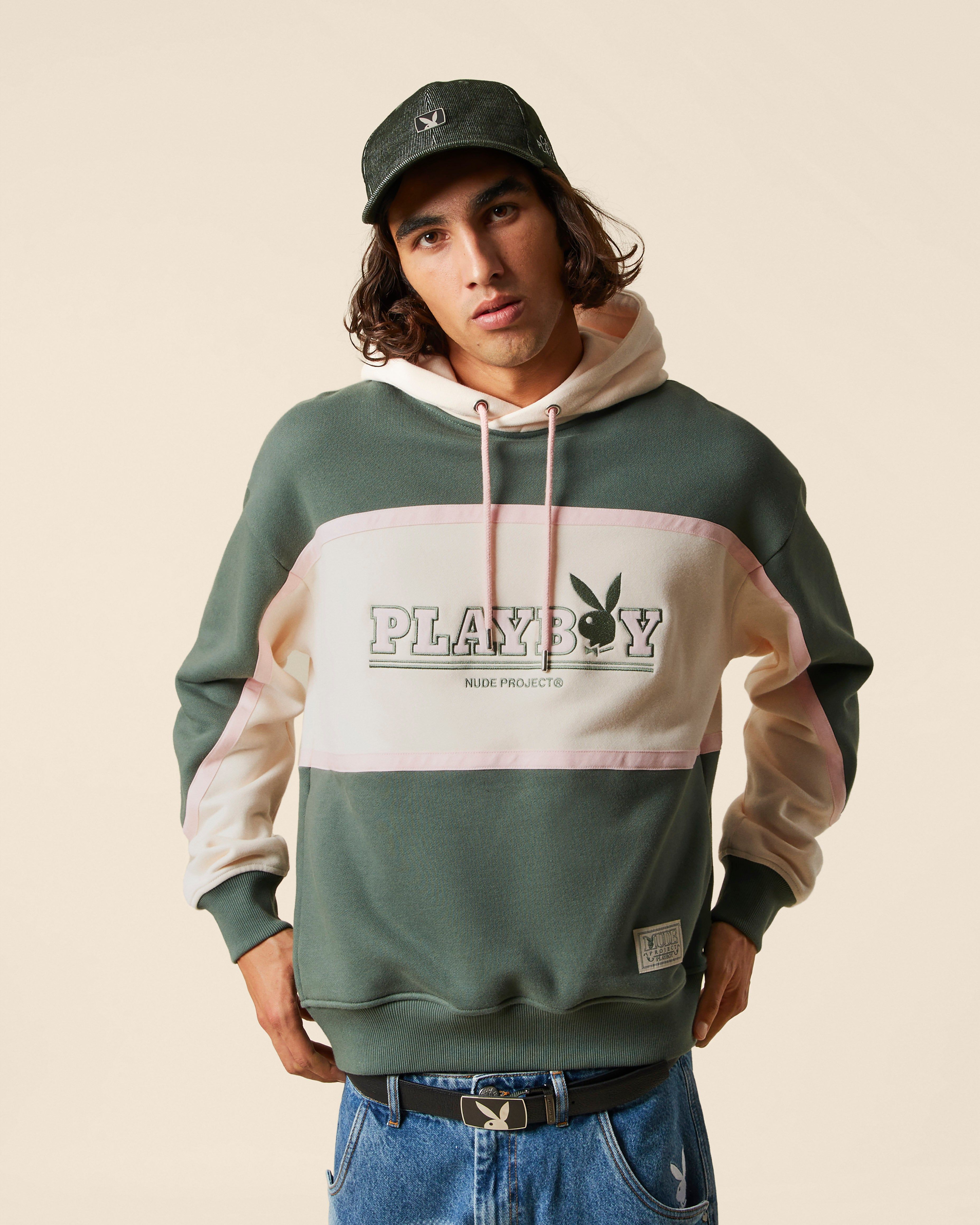 PALAZZO HOODIE GREEN PINK sold by Nude Project product image thumbnail 2