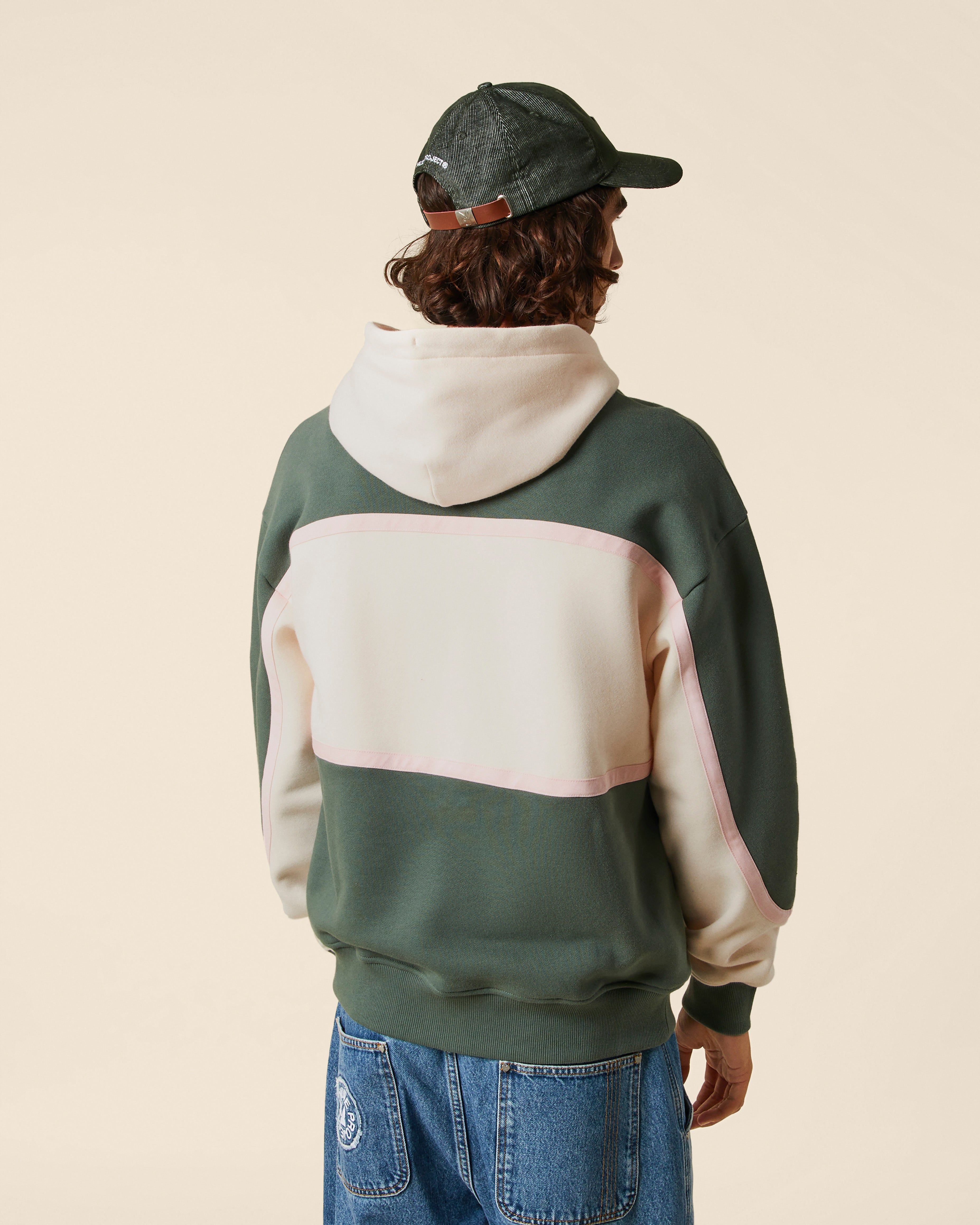 PALAZZO HOODIE GREEN PINK sold by Nude Project product image thumbnail 4