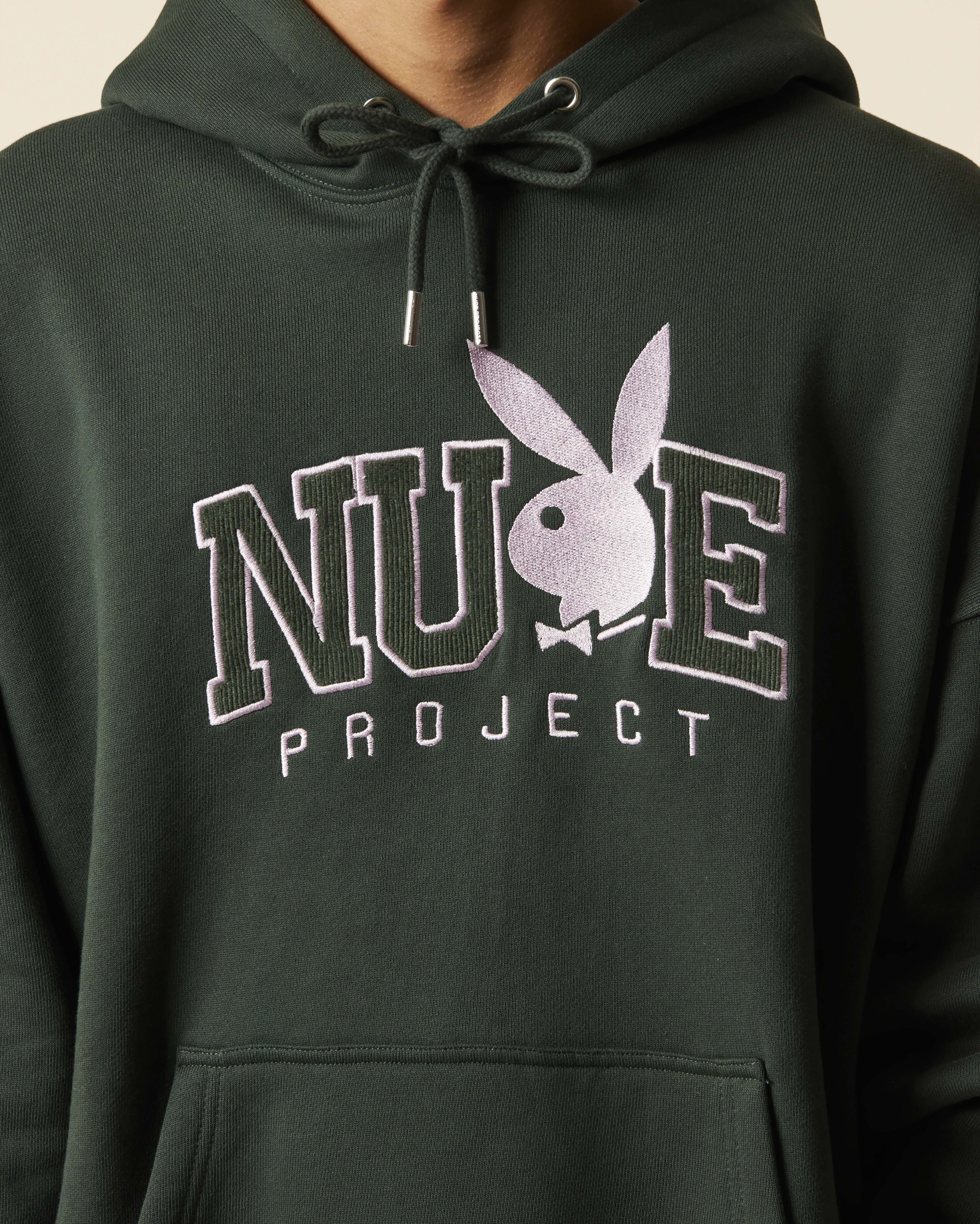 PLAYBOY VARSITY HOOD FOREST GREEN sold by Nude Project product image thumbnail 4