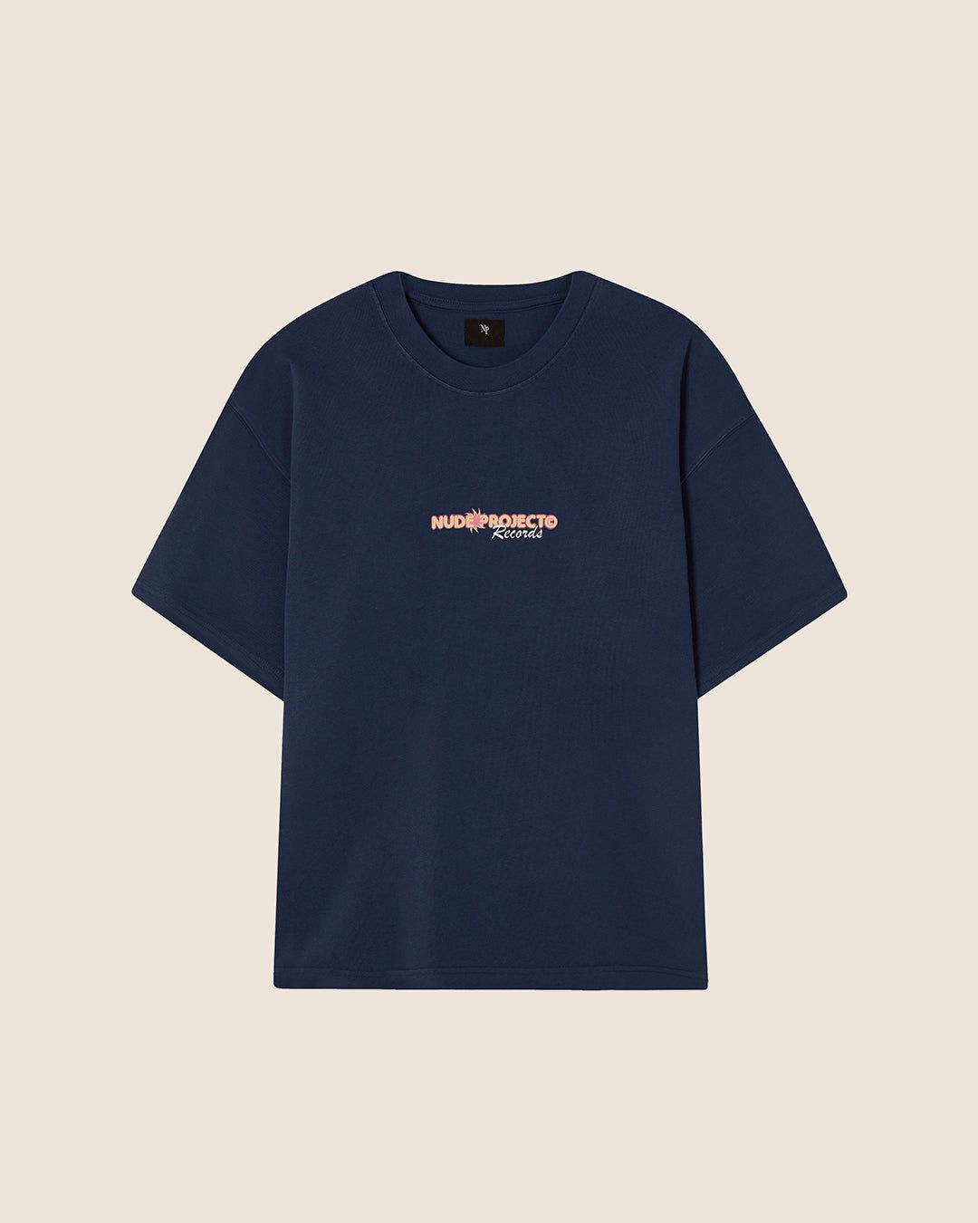 RECORDS TEE NAVY sold by Nude Project product image thumbnail 2