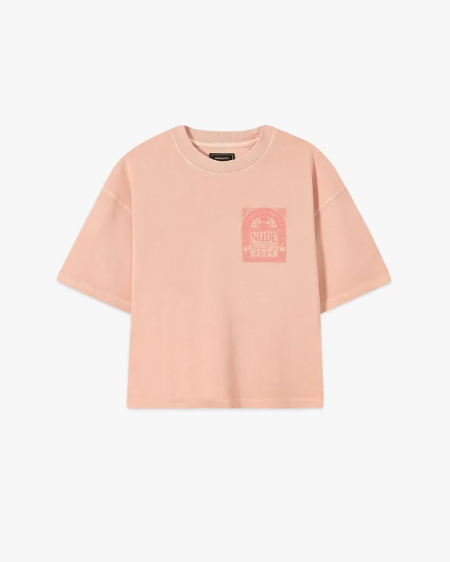 JOURNEY BOXY TEE PEACH sold by Nude Project