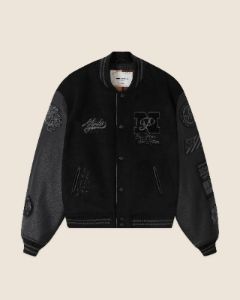*p(R)ojectR® Logo Varsity Jacket VARSITY BOMBER JACKET | Parallel