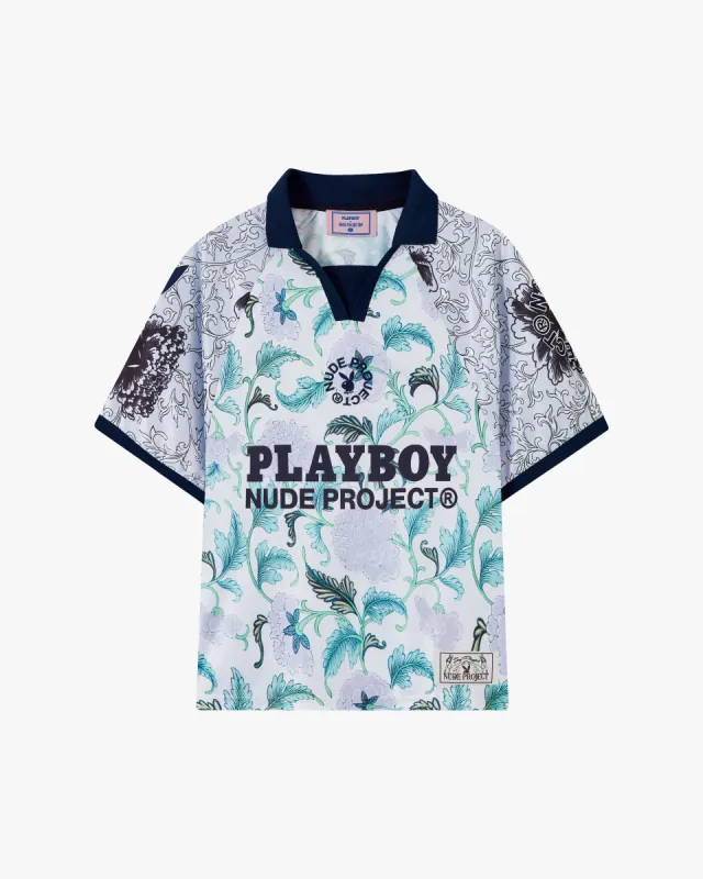 PLAYBOY FOOTBALL TEE FLOWERS sold by Nude Project