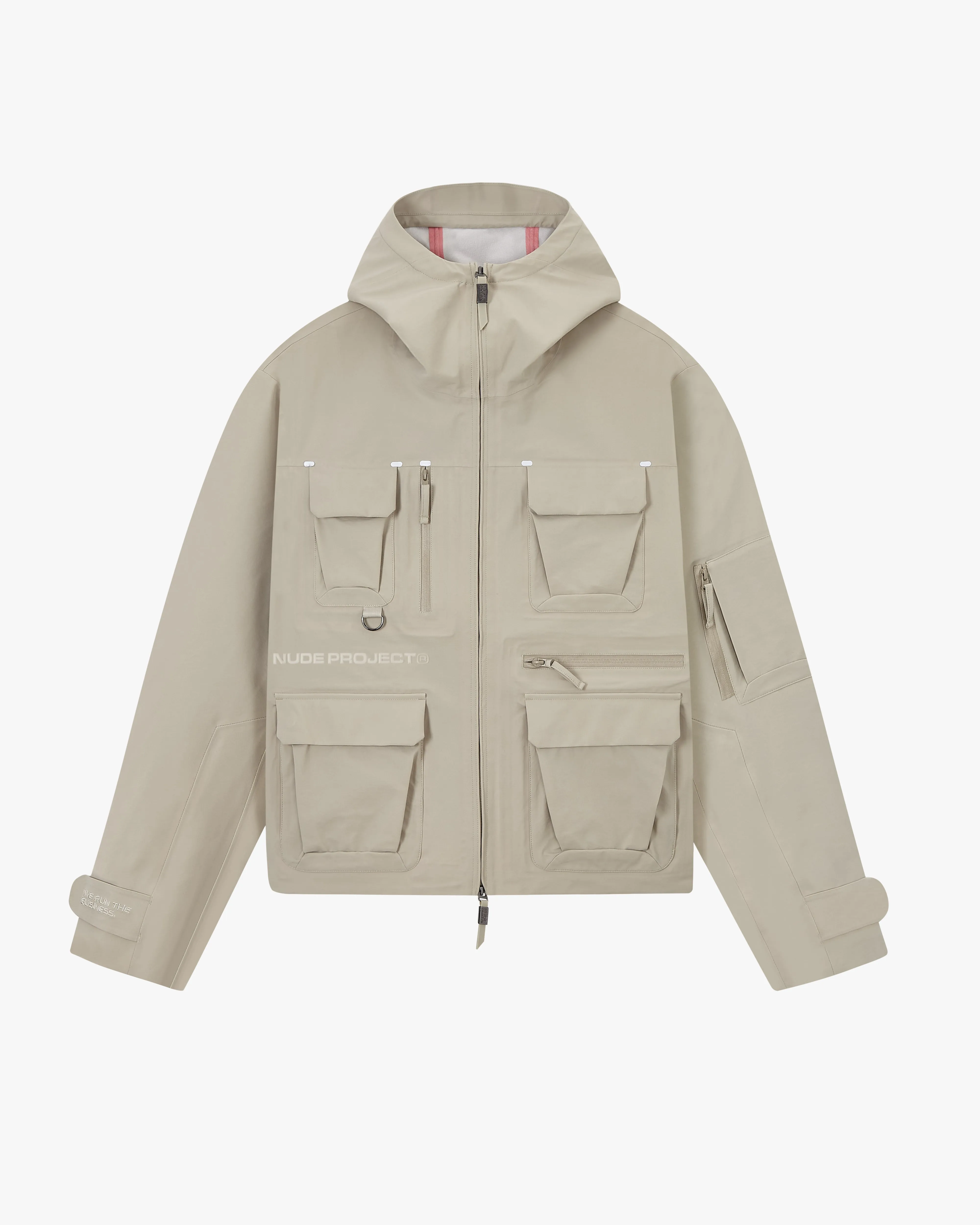 SOFT SHELL BOXY JACKET BEIGE sold by Nude Project