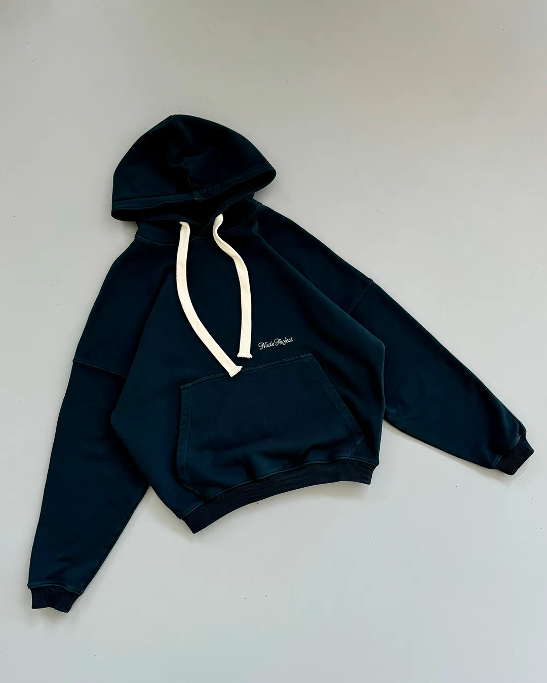 Perfect Boxy Hoodie Navy sold by Nude Project product image thumbnail 4
