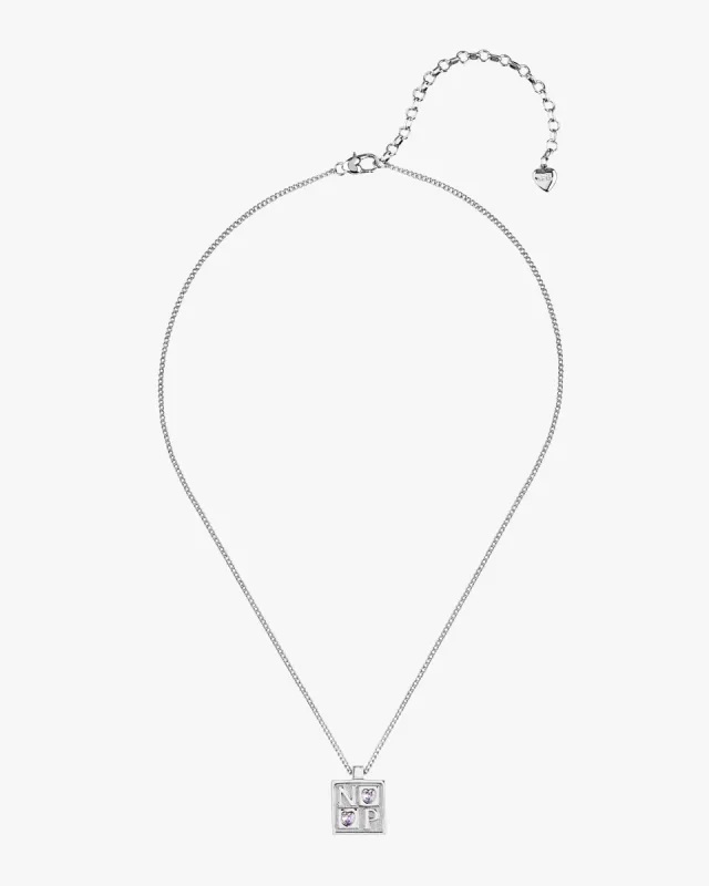 CHESS NECKLACE SILVER sold by Nude Project