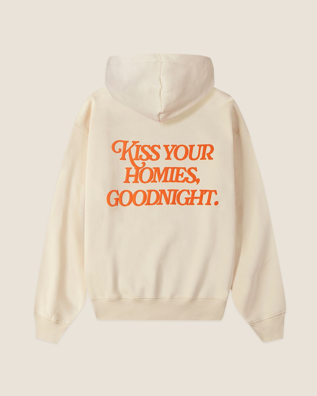 KISS YOUR HOMIES HOOD BEIGE sold by Nude Project product image thumbnail 2