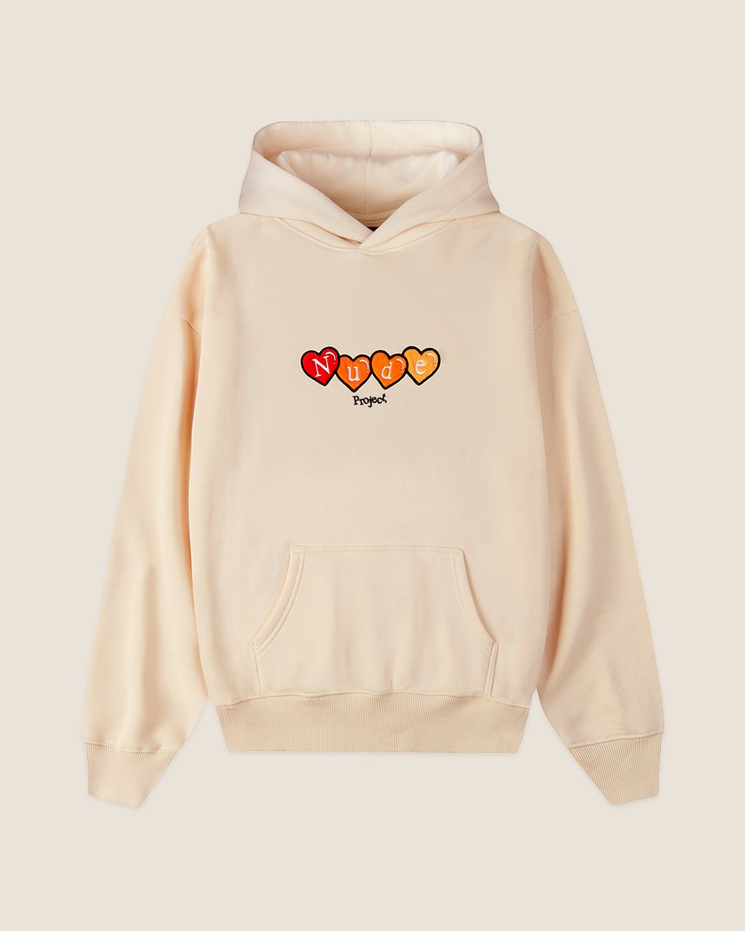 KISS YOUR HOMIES HOOD BEIGE sold by Nude Project