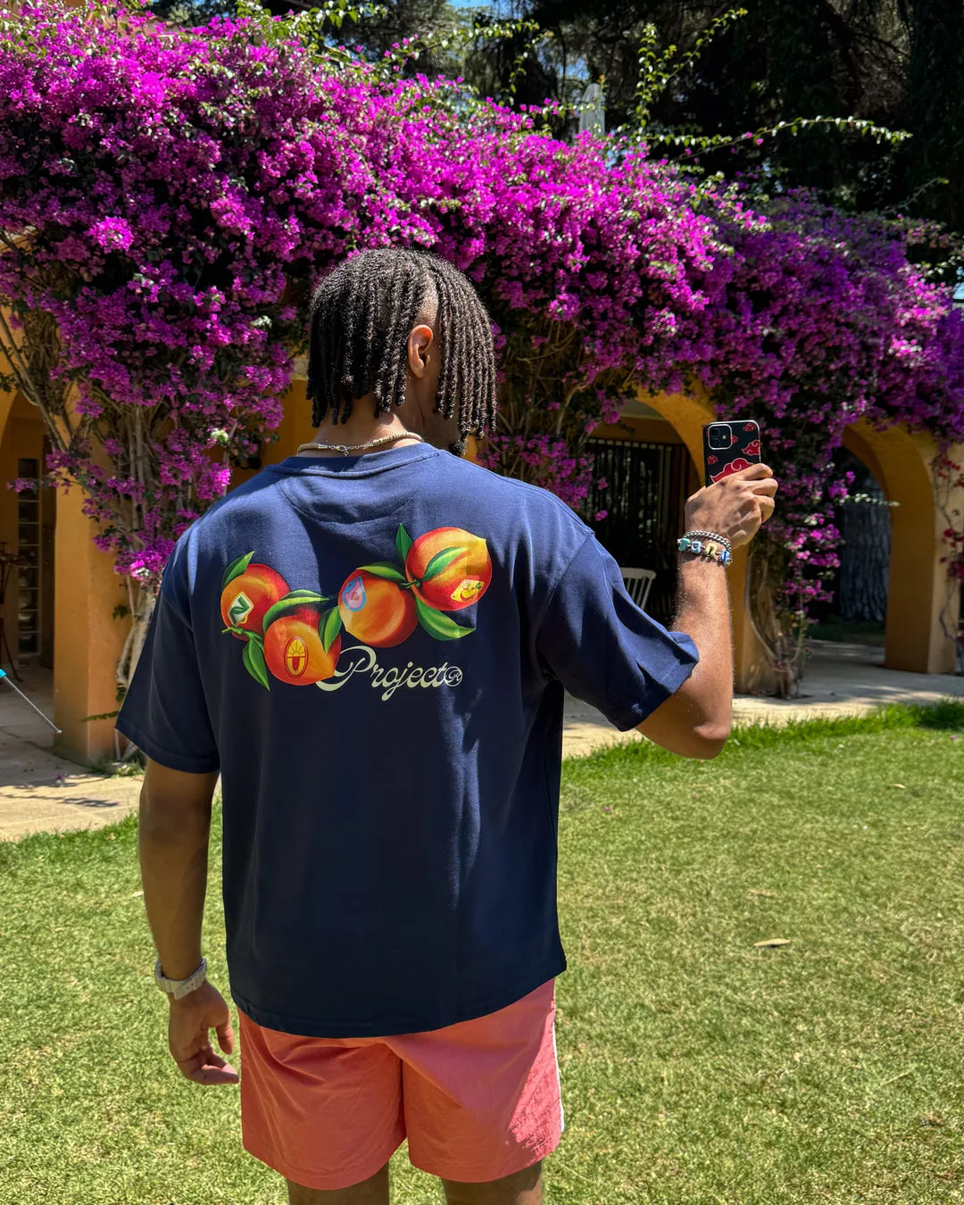 Peach Tee Navy sold by Nude Project product image thumbnail 4