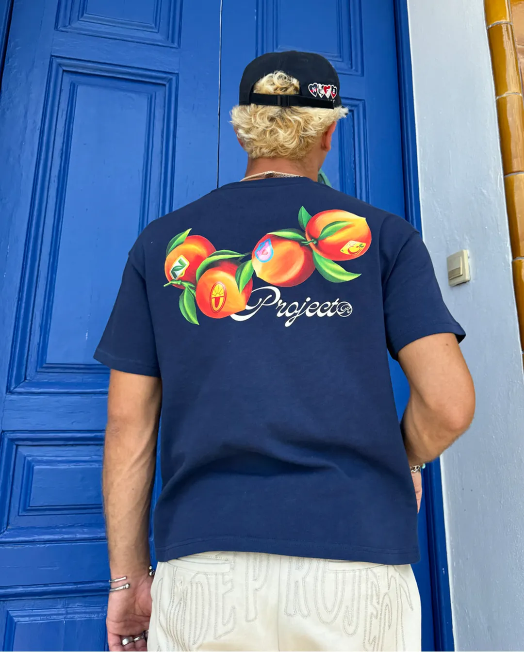 Peach Tee Navy sold by Nude Project product image thumbnail 5