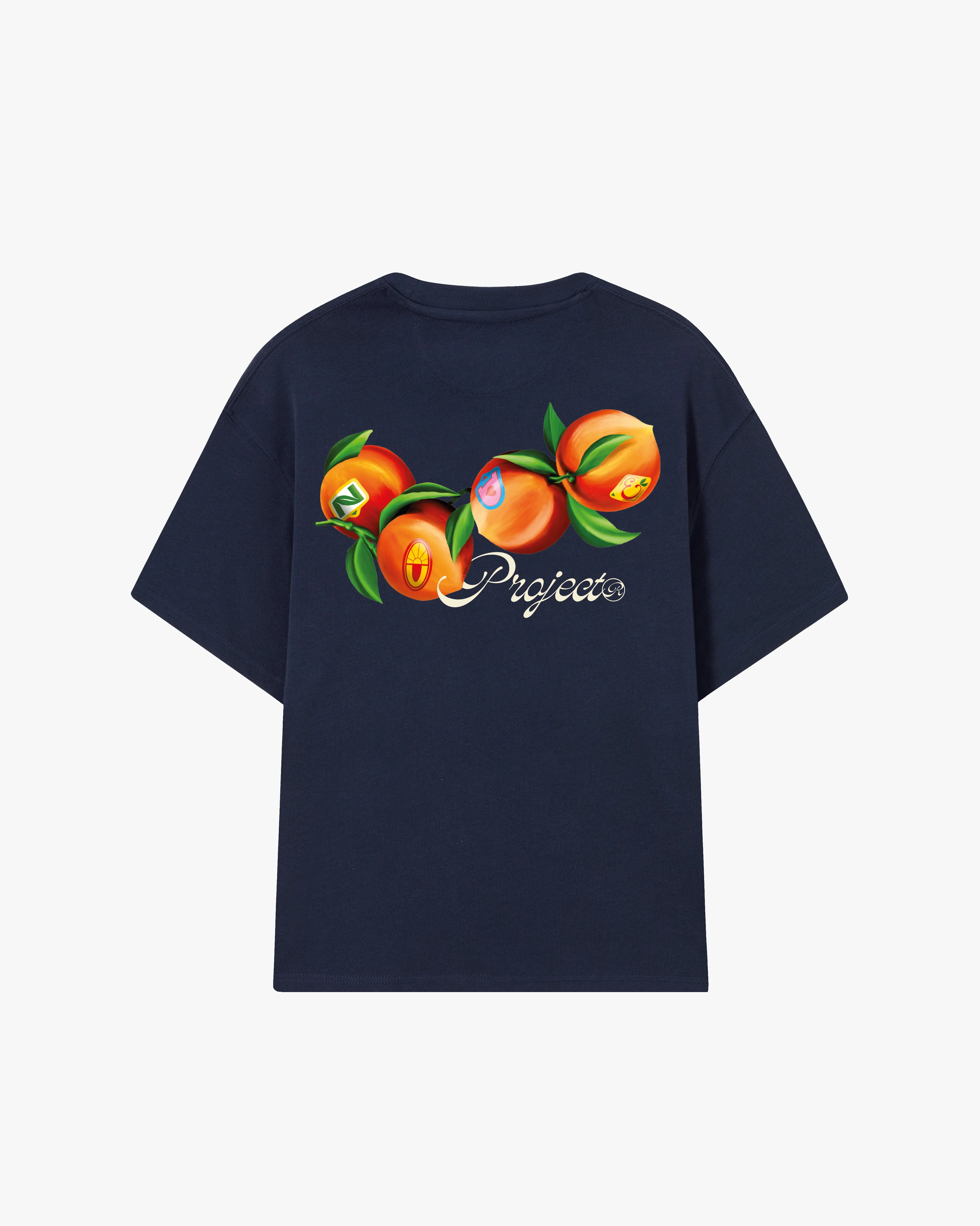 Peach Tee Navy sold by Nude Project