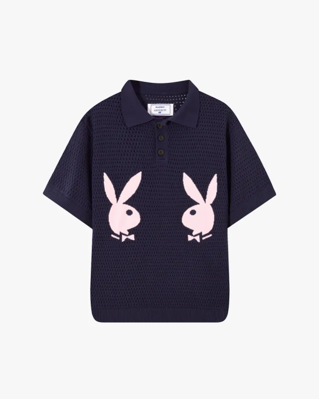 CROCHET PLAYBOY POLO sold by Nude Project