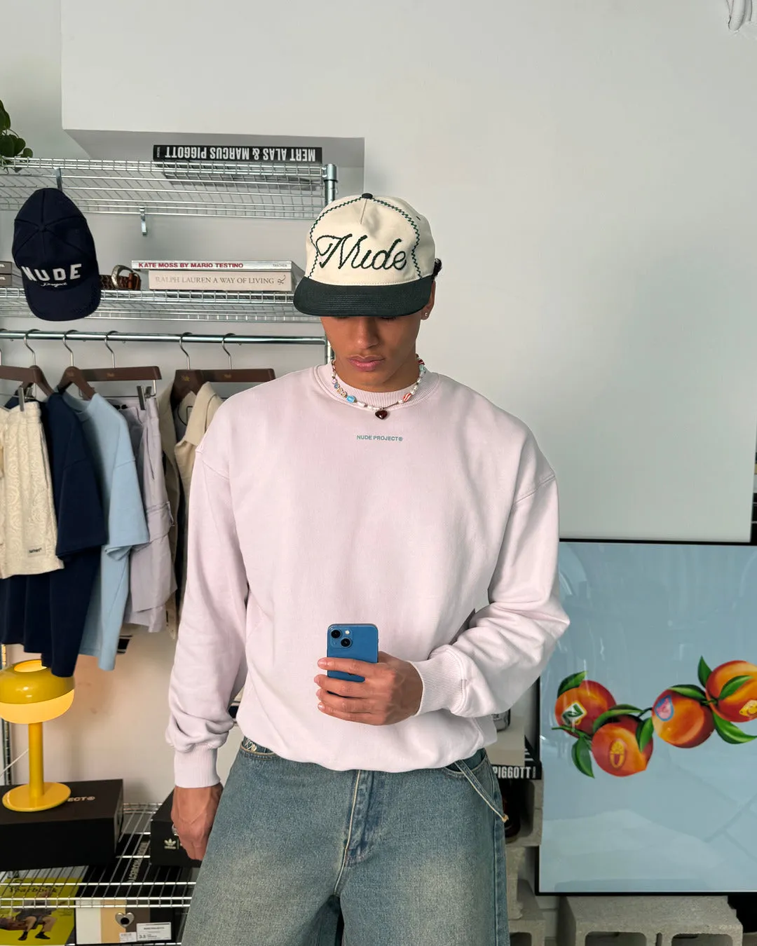 Cult*Sweatshirt Dyed Lilac sold by Nude Project product image thumbnail 2