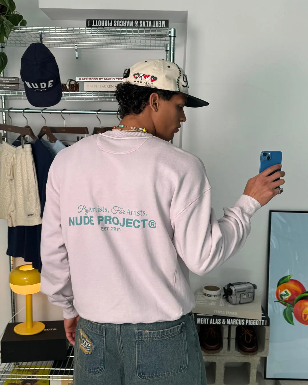 Cult*Sweatshirt Dyed Lilac sold by Nude Project product image thumbnail 4