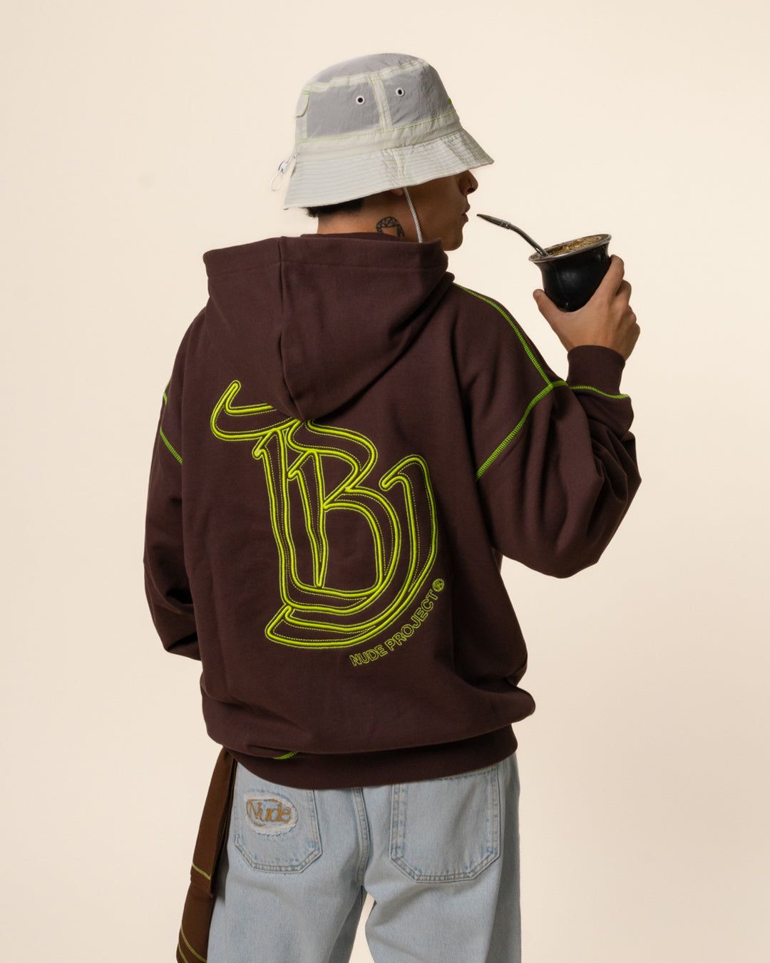 TRUENO HOOD BROWN sold by Nude Project product image thumbnail 2