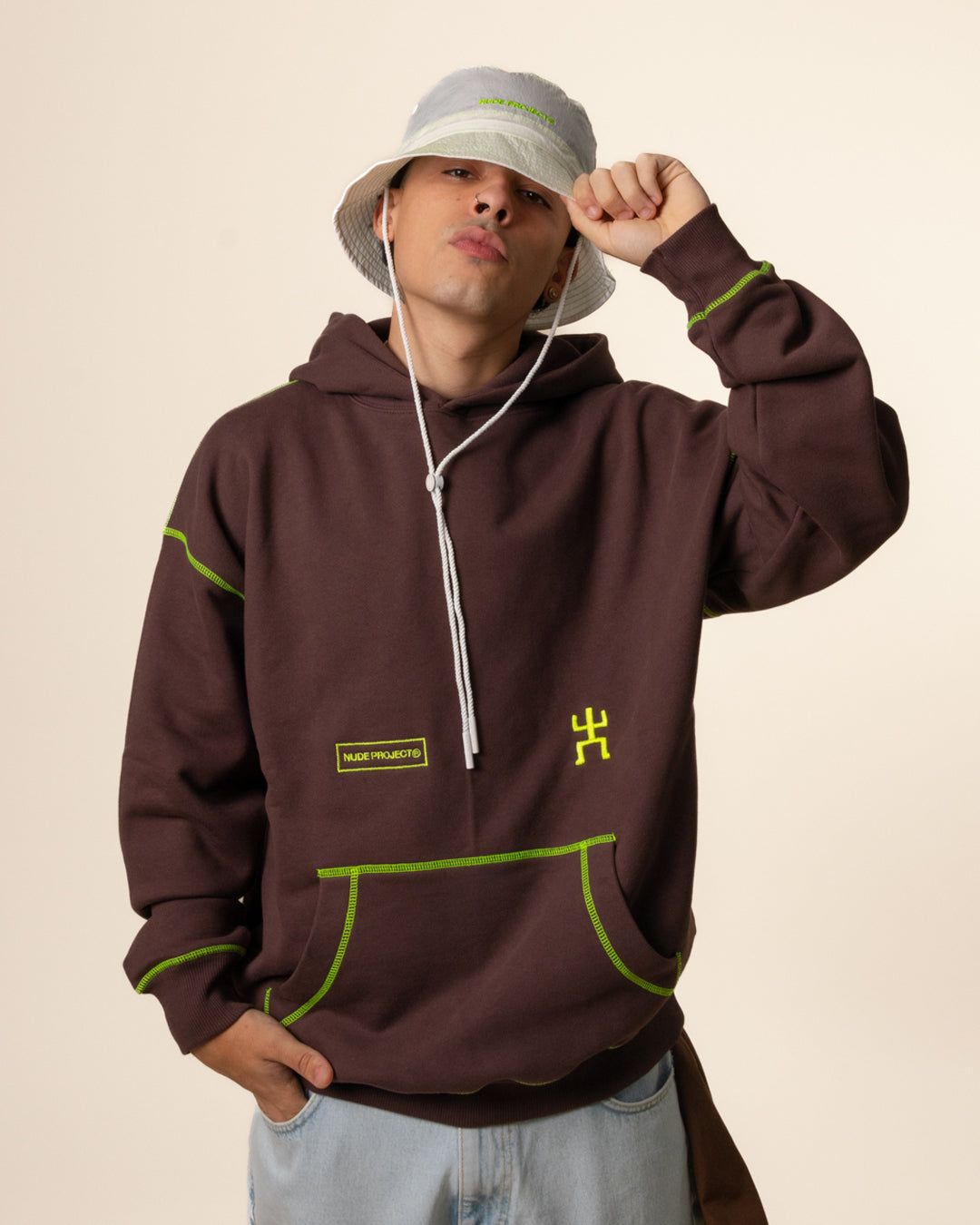 TRUENO HOOD BROWN sold by Nude Project product image thumbnail 4