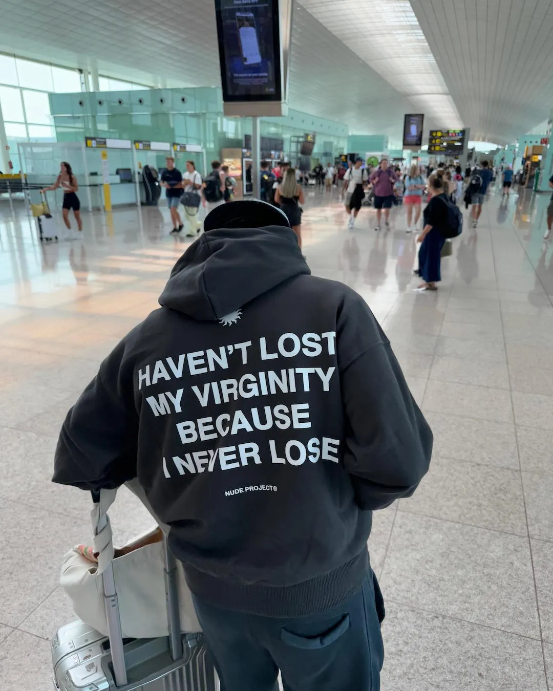 Virginity Hoodie Ash sold by Nude Project product image thumbnail 2