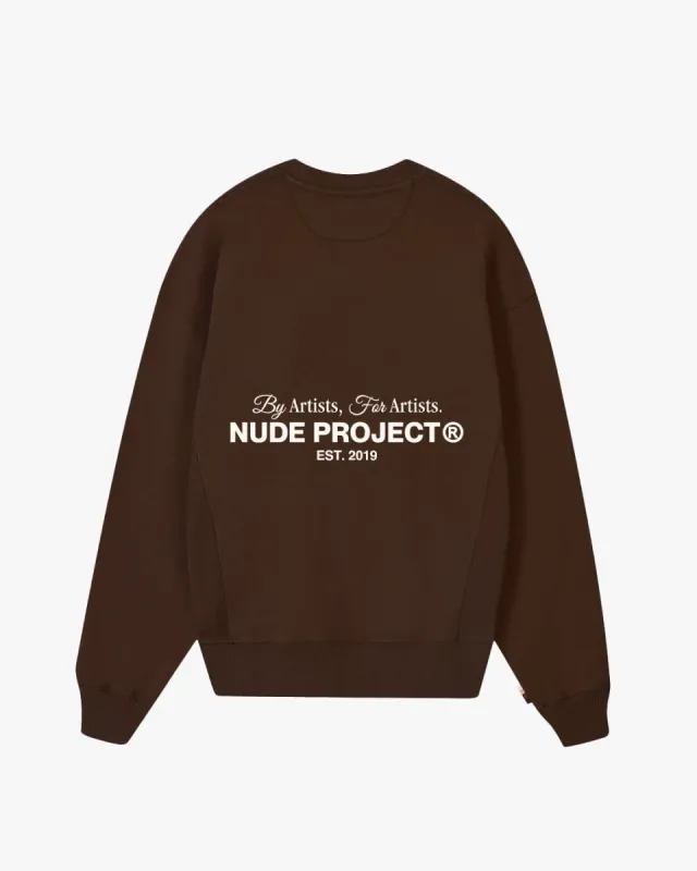 CULT*SWEATSHIRT BROWN sold by Nude Project