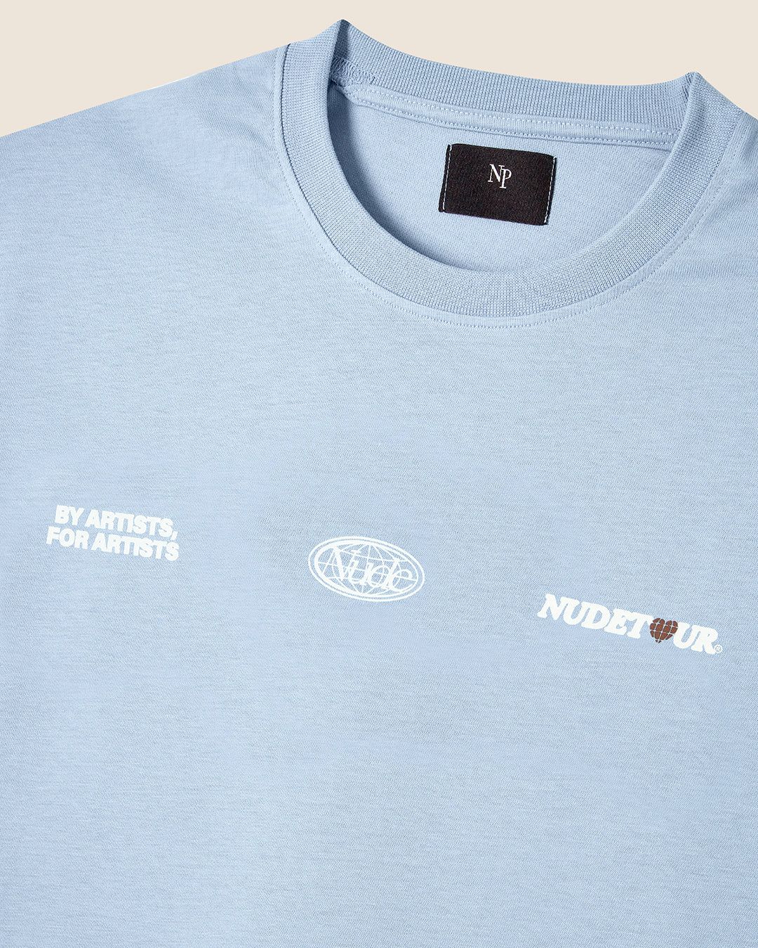 NUDE TOUR TEE BABY BLUE sold by Nude Project product image thumbnail 3